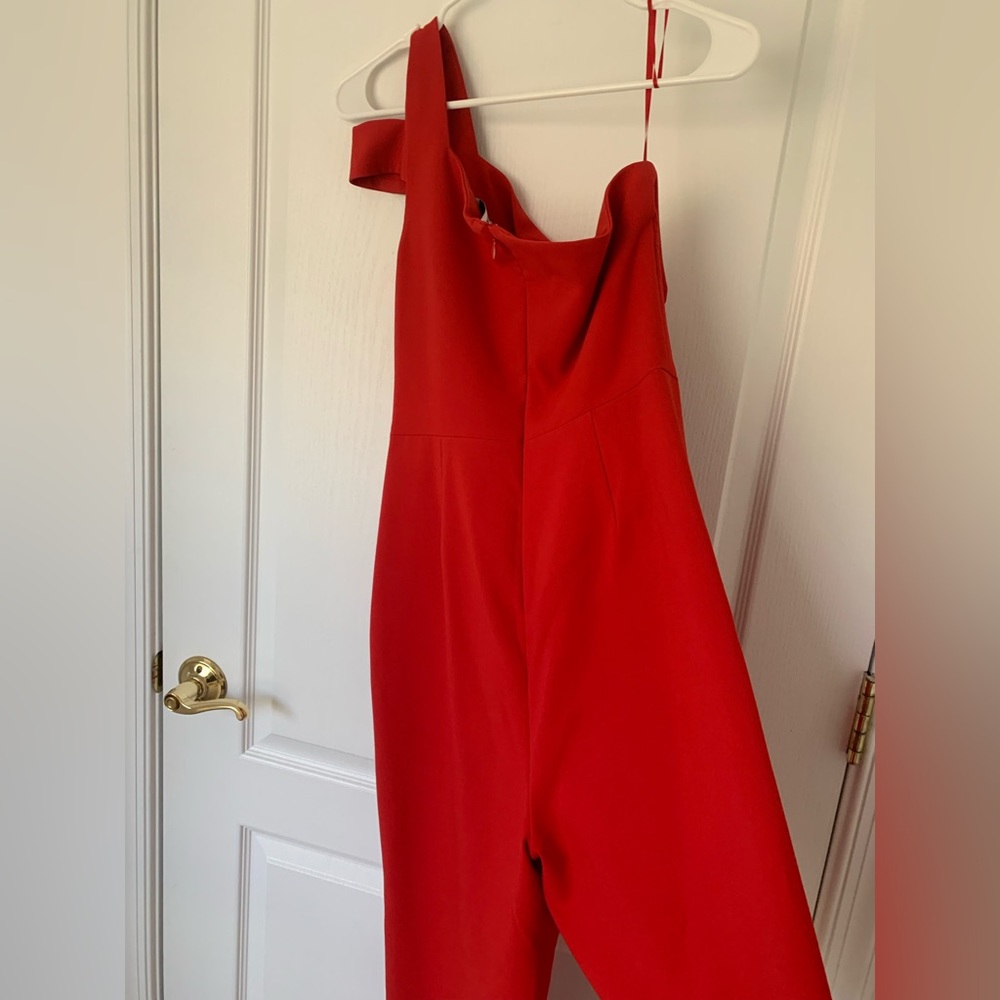 One shoulder jumpsuit